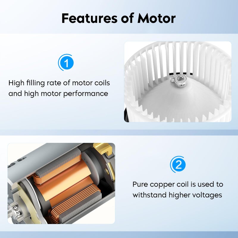 AEagle HVAC Blower Motor Assembly for 97-99 Acura CL, 94-01 Acura Integra, Honda Accord/Civic/Civic del Sol/Insight/Prelude for 700001 79310-SR3-A01 - Image 4